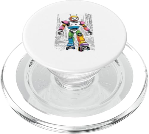 Bunter Roboter PopSockets PopGrip für MagSafe von Cloudcoast.store