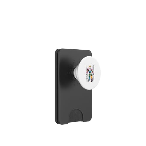 Bunter Roboter PopSockets PopWallet für MagSafe von Cloudcoast.store