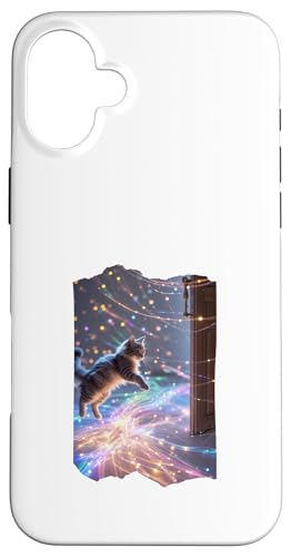 Katze im Himmel Hülle für iPhone 16 Plus Katze im Himmel Hülle für iPhone 16 Plus von Cloudcoast.store