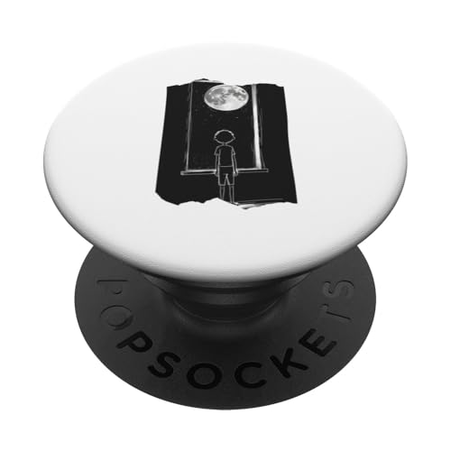 Lonely Moon PopSockets Klebender PopGrip von Cloudcoast.store