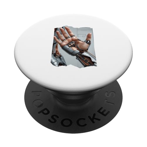Roboter Hand PopSockets Klebender PopGrip von Cloudcoast.store