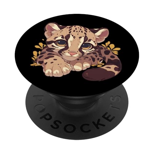 Clouded Leopard Nebelparder PopSockets Klebender PopGrip Clouded Leopard Nebelparder PopSockets Klebender PopGrip von Clouded Leopard Nebelparder Geschenk Shop