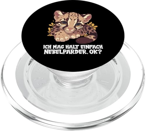 Clouded Leopard Nebelparder PopSockets PopGrip für MagSafe Clouded Leopard Nebelparder PopSockets PopGrip für MagSafe von Clouded Leopard Nebelparder Geschenk Shop