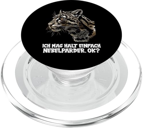 Clouded Leopard Nebelparder PopSockets PopGrip für MagSafe Clouded Leopard Nebelparder PopSockets PopGrip für MagSafe von Clouded Leopard Nebelparder Geschenk Shop