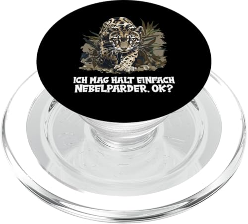 Clouded Leopard Nebelparder PopSockets PopGrip für MagSafe Clouded Leopard Nebelparder PopSockets PopGrip für MagSafe von Clouded Leopard Nebelparder Geschenk Shop