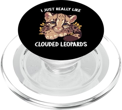 Clouded Leopard Nebelparder PopSockets PopGrip für MagSafe Clouded Leopard Nebelparder PopSockets PopGrip für MagSafe von Clouded Leopard Nebelparder Geschenk Shop
