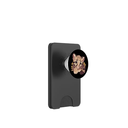 Clouded Leopard Nebelparder PopSockets PopWallet für MagSafe Clouded Leopard Nebelparder PopSockets PopWallet für MagSafe von Clouded Leopard Nebelparder Geschenk Shop