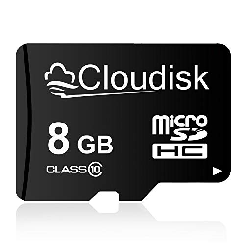 Cloudisk 8GB MicroSD Karte SDHC Micro SD Speicherkarte, UHS-I, Klasse 10 von Cloudisk