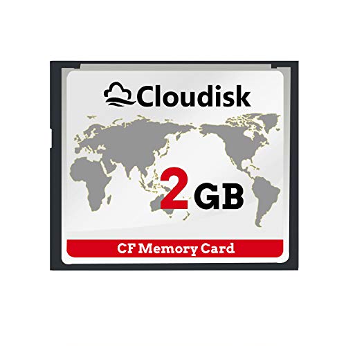 Cloudisk Compact Flash Card 2GB CF 2.0 Leistung für Vintage Digitalkamera und Industrie Ausrüstung (2GB CompactFlash) von Cloudisk