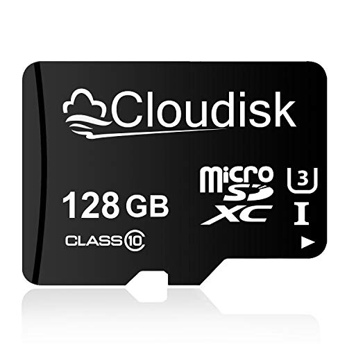 Cloudisk Micro SD Karte 128GB Micro SDXC Speicherkarte C10, U3, 128GB von Cloudisk