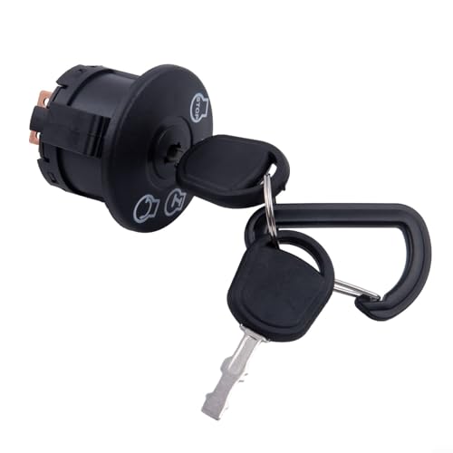 Rasenmäher Zündstartschalter Edelstahl Zündschlüssel Schalter Rasenmäher Traktor Ersatz für 725-1741 925-1741 von Cloudpower