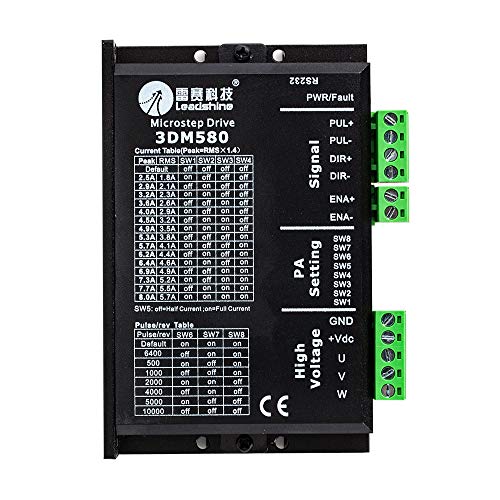 Cloudray Stepper Motor Stepper Driver Schrittmotortreiber Original leadshine 3 Phase Stepper Treiber 3DM580 von Cloudray