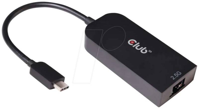 C3D CAC-1520 - Netzwerkkarte, USB Typ C, 2,5 Gigabit Ethernet, 1x RJ45 von Club 3D