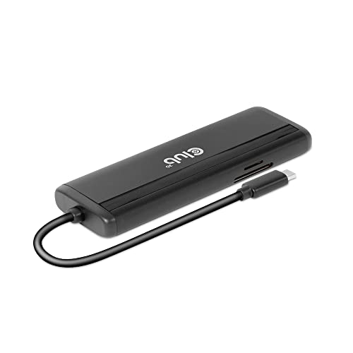 CLUB 3D B.V USB GEN 1 Typ-C 8-in-1 MST Dual 4K60HZ Display Reisedock mit HDMI 8K30HZ (HDR CLUB 3D B.V USB GEN 1 Typ-C 8-in-1 MST Dual 4K60HZ Display Reisedock mit HDMI 8K30HZ (HDR von Club 3D