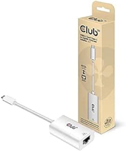 CLUB3D Adapter USB 3.2 Typ C auf RJ-45 Gigabit LAN St/Bu von Club 3D