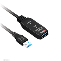 CLUB3D CAC-1404 USB Kabel USB 3.2 Gen 1 (3.1 Gen 1) 5 m USB A Schwarz von Club 3D