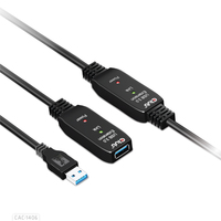 CLUB3D CAC-1406 USB Kabel USB 3.2 Gen 1 (3.1 Gen 1) 15 m USB A Schwarz von Club 3D