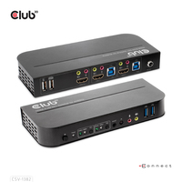 CLUB3D HDMI KVM SWITCH FOR DUAL HDMI 4K 60Hz CLUB3D HDMI KVM SWITCH FOR DUAL HDMI 4K 60Hz von Club 3D