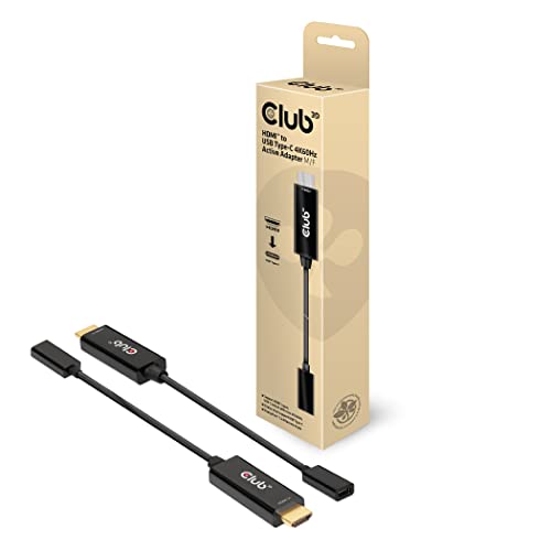 CLUB3D HDMI auf USB Typ-C 4K60Hz aktiver Adapter St./B. von Club 3D