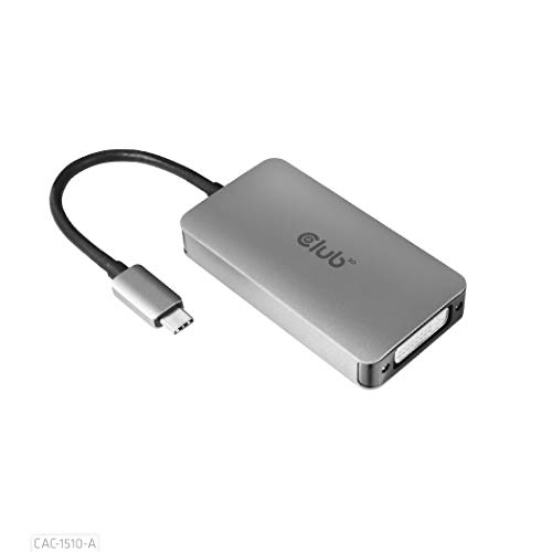 Club 3D 3D Gen1 Type-C auf Dual Link DVI-D HDCP Off Version Aktiver Adapter S/B für Apple Cinema Displays, CAC-1510-A Club 3D 3D Gen1 Type-C auf Dual Link DVI-D HDCP Off Version Aktiver Adapter S/B für Apple Cinema Displays, CAC-1510-A von Club 3D