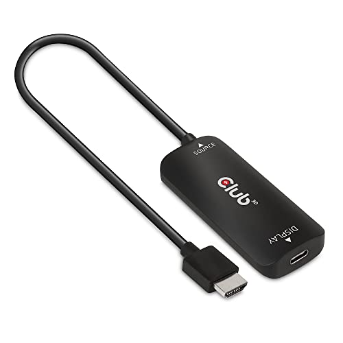 Club 3D CAC-1336 HDMI+ Micro USB auf USB Typ-C 4K120Hz oder 8K30Hz M/F Aktiver Adapter von Club 3D
