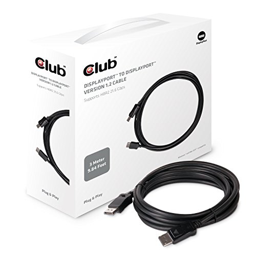 Club 3D DisplayPort 1.2 4K60Hz UHD Kabel 3Meter Stecker/Stecker von Club 3D