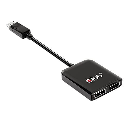 Club 3D Multi Stream Transport (MST) Hub DisplayPort™ 1.4 auf DisplayPort™ Dual Monitor 4K60Hz von Club 3D