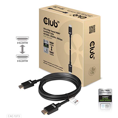 Club 3D Ultra High Speed HDMI 10K 120Hz Kabel 48Gbps 26AWG St./St. 3m von Club 3D
