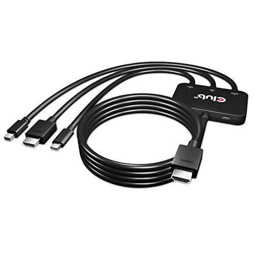 Club3D Adapter USB-C/HDMI/Mini-DP > HDMI aktiv, CAC-1630 von Club 3D