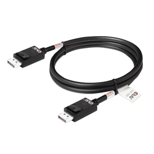 Club3D CAC-1091 DisplayPort™ 2.1 Bi-Direktionales VESA DP80 zertifiziertes Kabel 4K120Hz, 8K60Hz oder 10K30Hz St/St 1.2m von Club 3D