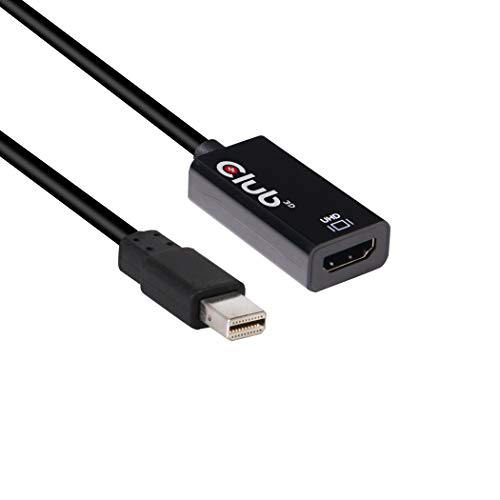 Club3D CAC-1180 DisplayPort Adapter [1x DisplayPort Stecker - 1x HDMI-Buchse] Schwarz von Club 3D