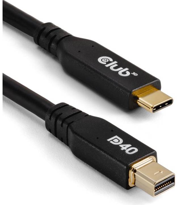 Club3D Kabel   USB Typ C   MiniDP 2.1    2m  8K30Hz St/St retail von Club 3D