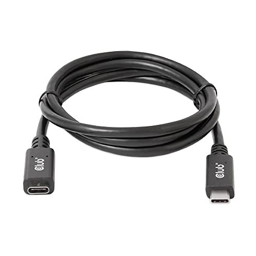 Club3D USB-Type-C Gen1 Verlängerungskabel 5Gbps 60W(20V/3A) 4K60Hz St./B. 1m von Club 3D