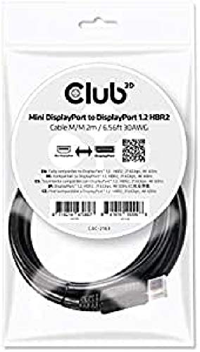 Kabel mDP->DP S/S 2,0m HBR2 CLUB-3D von Club 3D