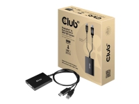 CLUB3D DisplayPort to Dual Link DVI-D HDCP OFF version Active Adapter M/F for Apple Cinema Displays, 0,6 m, DisplayPort, DVI-D + USB, Männlich, Weiblich, • Special support for Apple Cinema Displays von Club-3d