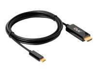 CLUB3D HDMI to USB Type-C 4K60Hz Active Cable M/M 1.8m/6 ft, 1,8 m, HDMI Typ A (Standard), USB Typ-C, Männlich, Männlich, Meets ROHS, FCC, and CE EMI requirements Note: - Please update your TV Firmware to the version... von Club-3d