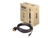 CLUB3D USB Type C to VGA Active Cable M/M 5m/16.40ft, usb C, VGA, Schwarz von Club-3d