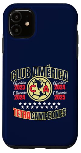 Club América - Tetracampeones, Hülle für iPhone 11 von Club America
