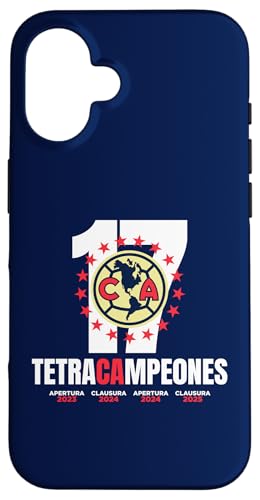 Club América - Tetracampeones, Hülle für iPhone 16 von Club America