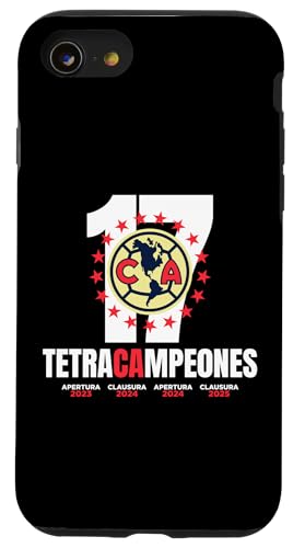 Club América - Tetracampeones, Hülle für iPhone SE (2020) / 7 / 8 von Club America