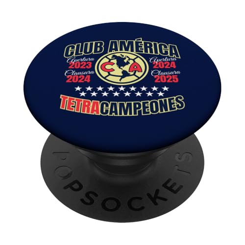 Club América - Tetracampeones, PopSockets Klebender PopGrip Club América - Tetracampeones, PopSockets Klebender PopGrip von Club America