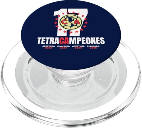 Club América - Tetracampeones, PopSockets PopGrip für MagSafe Club América - Tetracampeones, PopSockets PopGrip für MagSafe von Club America
