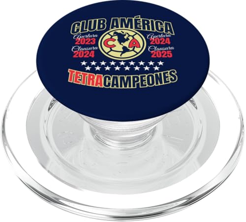 Club América - Tetracampeones, PopSockets PopGrip für MagSafe Club América - Tetracampeones, PopSockets PopGrip für MagSafe von Club America