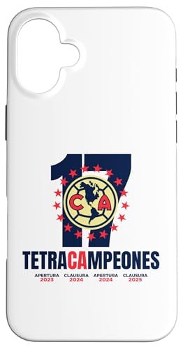 Club America - Tetracampeones Hülle für iPhone 16 Plus von Club America