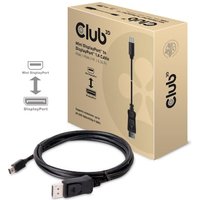 Club 3D 8K 60Hz Displayport 1.4 Adapterkabel 2m mDP zu DP HBR3 CAC-1115 von Club3D