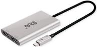 Club 3D Adapter Thunderbolt 3> 2x DP 1.2 4Ka60Hz aktiv St/Bu retail (CSV-1586) von Club3D