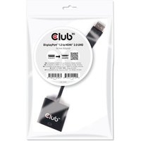Club 3D DisplayPort 1.2 Adapter DP zu HDMI 2.0 aktiv UHD 4K60Hz schwarz CAC-2070 Club 3D DisplayPort 1.2 Adapter DP zu HDMI 2.0 aktiv UHD 4K60Hz schwarz CAC-2070 von Club3D
