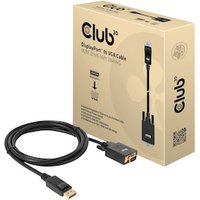 Club 3D DisplayPort auf VGA Kabel St./St. 2m 28AWG von Club3D