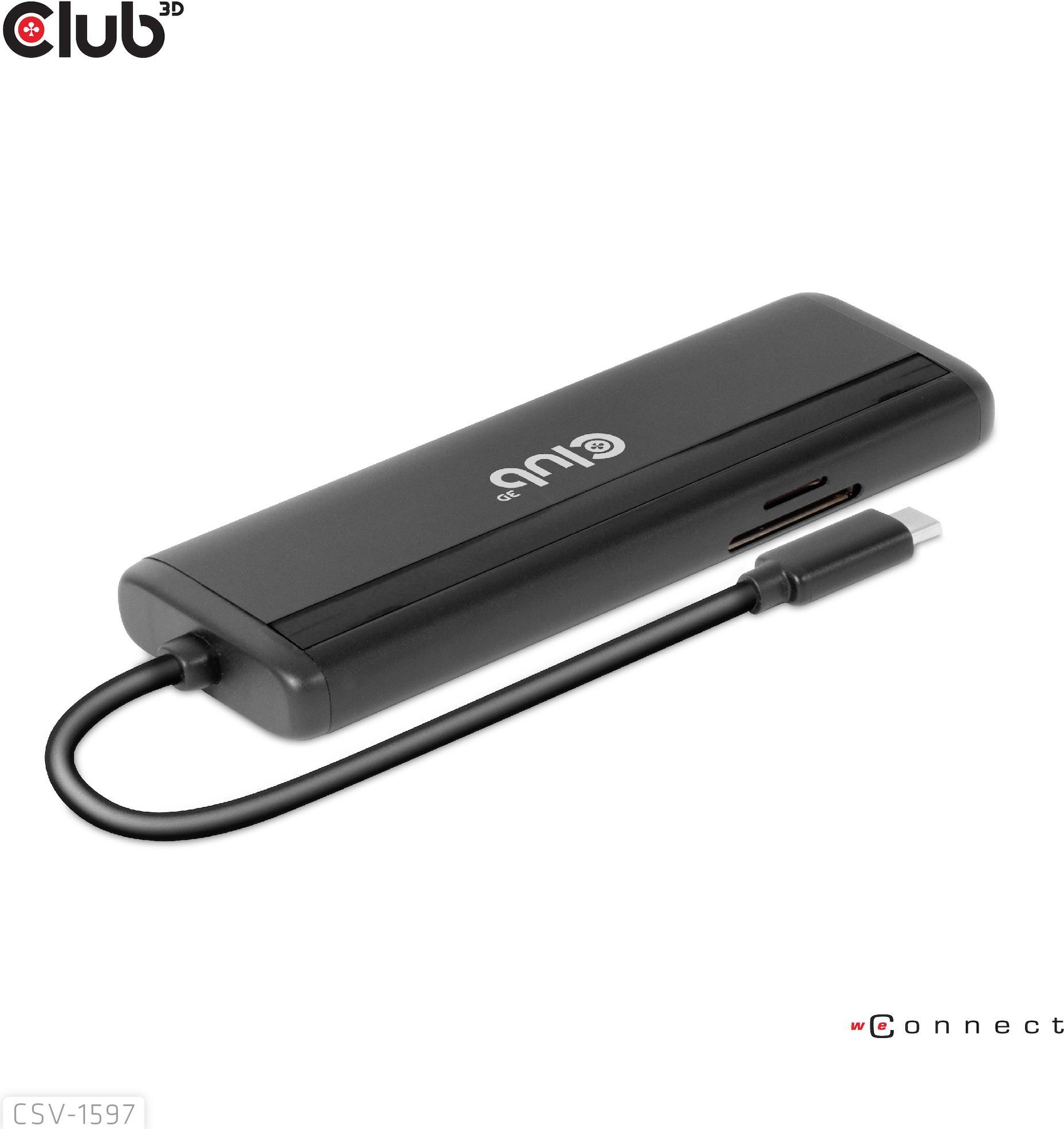 Club 3D - Dockingstation - USB-C 3.2 Gen 1 - HDMI, DP - GigE von Club3D