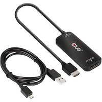 Club 3D HDMI + Micro USB auf DisplayPort 4K120Hz oder 8K30Hz St/B Adapter Club 3D HDMI + Micro USB auf DisplayPort 4K120Hz oder 8K30Hz St/B Adapter von Club3D
